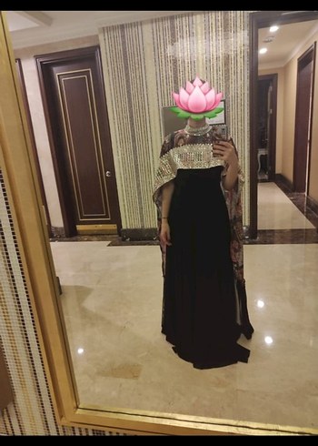 Siyah Uzun Abiye Elbise - Görsel 2