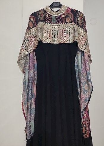 Siyah Uzun Abiye Elbise - Görsel 8