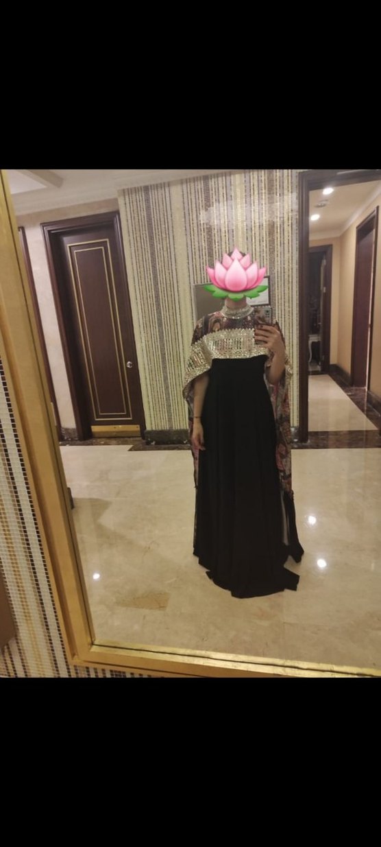 Siyah Uzun Abiye Elbise - Görsel 2