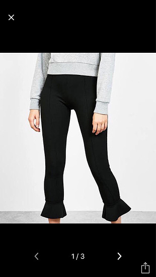 Bershka ispanyol paça pantolon 