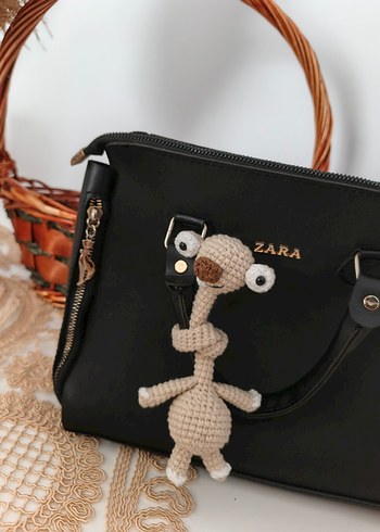 Amigurumi Sid çanta charmı - Görsel 2
