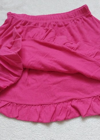 Pembe Fırfırlı Kız Çocuk Eteği - Görsel 2