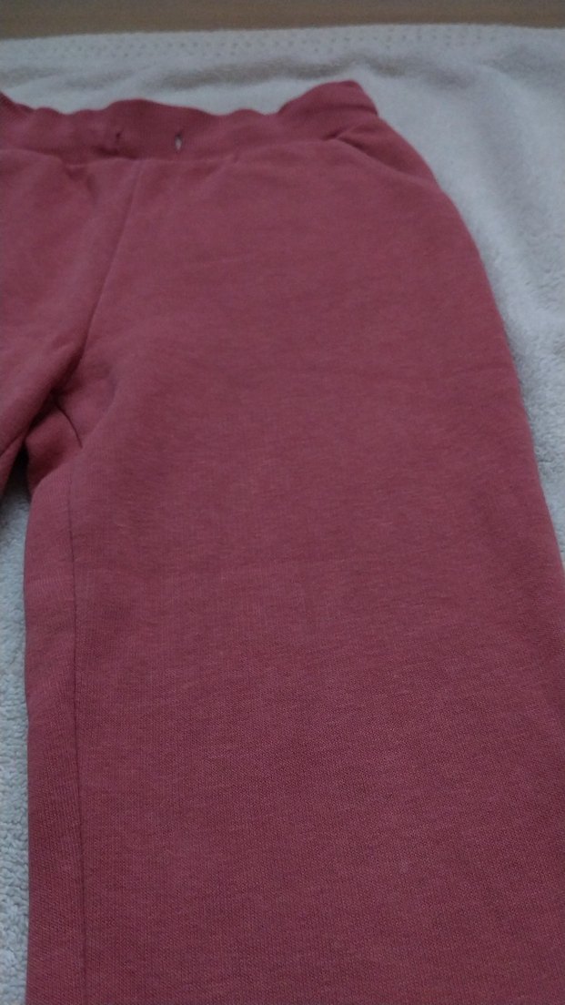 Bordo Rahat Kesim Kız Eşofman Altı - Görsel 2