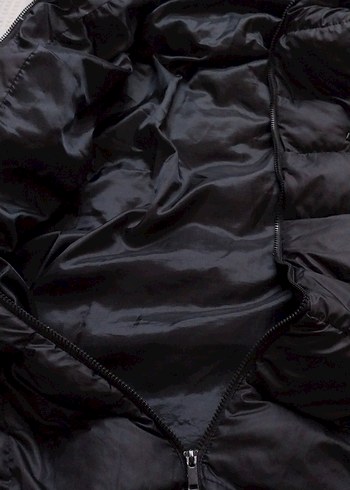 Siyah Uzun Kürklü Kadın Yelek - Görsel 9