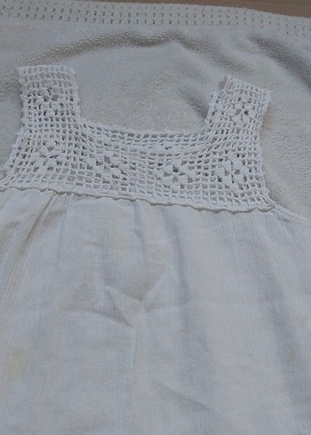 Nakışlı Beyaz Kız Çocuk Elbisesi - Görsel 3