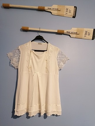 lohusa krem rengi pijama takımı