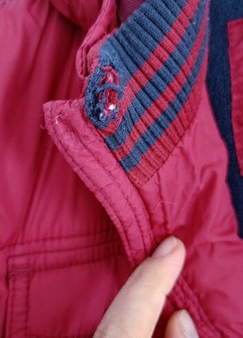 9 Yaş Beden bordo Renk Lcw şişme mont