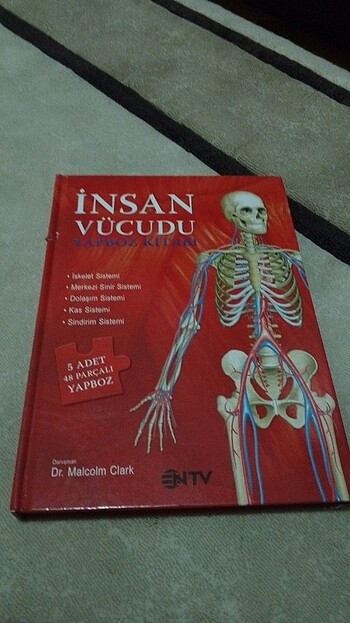 NTV yayınları insan vücudu puzzle kitap