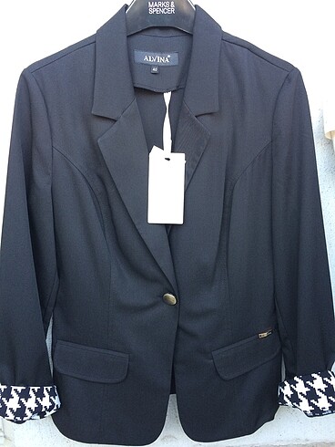 Siyah blazer ceket