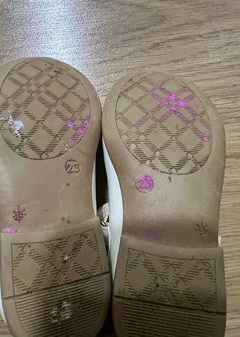 Kız Çocuk kırıkBeyaz Kelebekli Tokalı Babet yenidir - Görsel 3