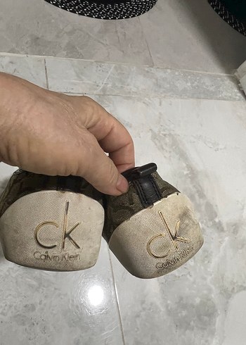 Kadın Kahverengi erkekCK marka ornin - Görsel 6