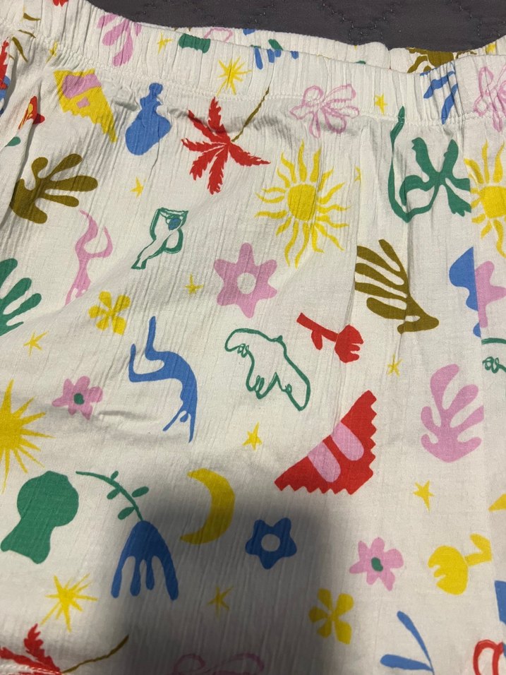 Picama şortBaskılı Pamuklu Bohem Mini Şort - Görsel 2