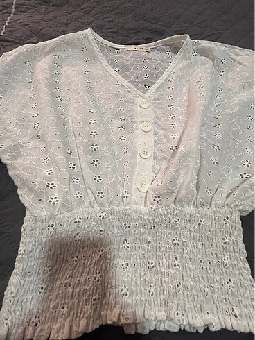 xl Beden beyaz Renk Fisto batik marka sıfır