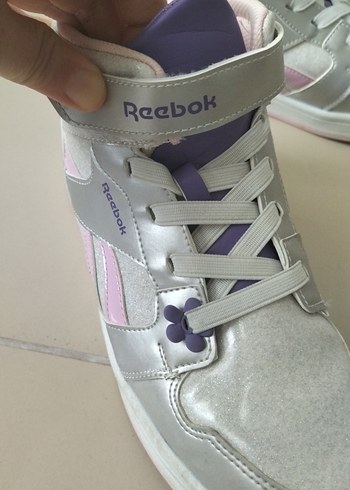 Kız Çocuk Mor Gri Spor Ayakkabı - Görsel 3