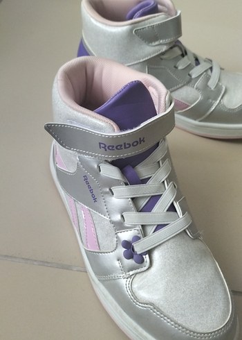 Kız Çocuk Mor Gri Spor Ayakkabı - Görsel 4