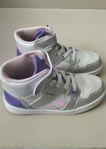 Kız Çocuk Mor Gri Spor Ayakkabı - Görsel 2