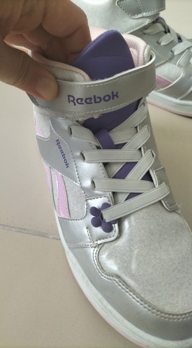 Kız Çocuk Mor Gri Spor Ayakkabı - Görsel 3