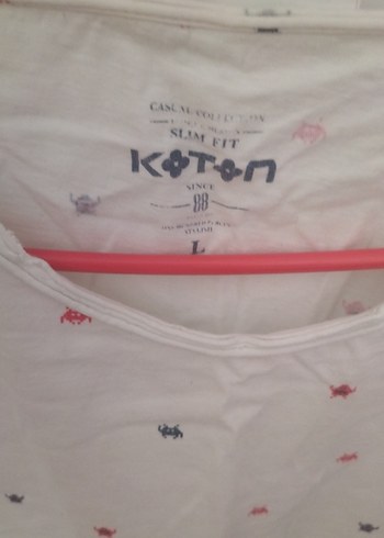 Pamuklu Beyaz Baskılı Kadın Tişört - Görsel 2