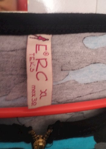 Kadın Turkuaz Kamuflaj Kısa Kollu Tişört - Görsel 3