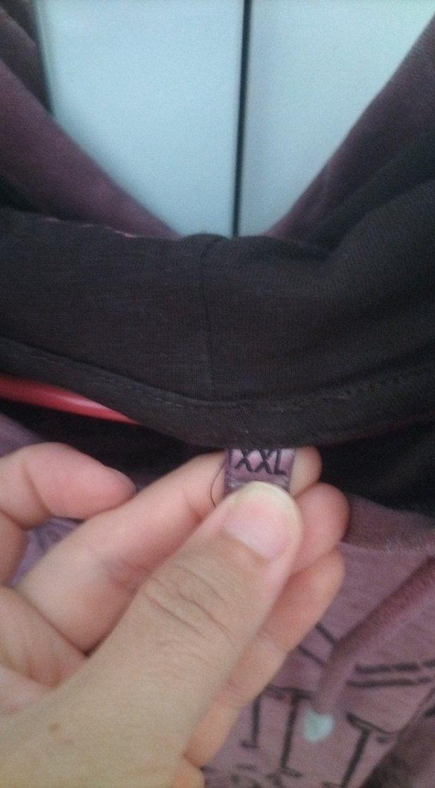 Bordo Baskılı Uzun Kollu Salaş Sweatshirt - Görsel 4