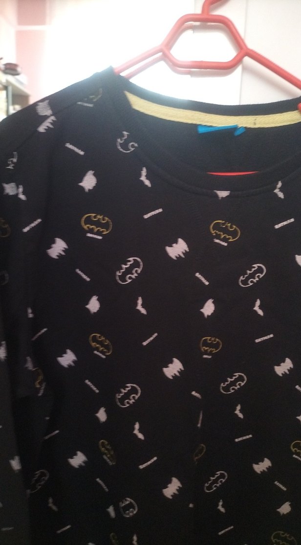 Kadın Siyah Baskılı Uzun Kollu Sweatshirt - Görsel 2