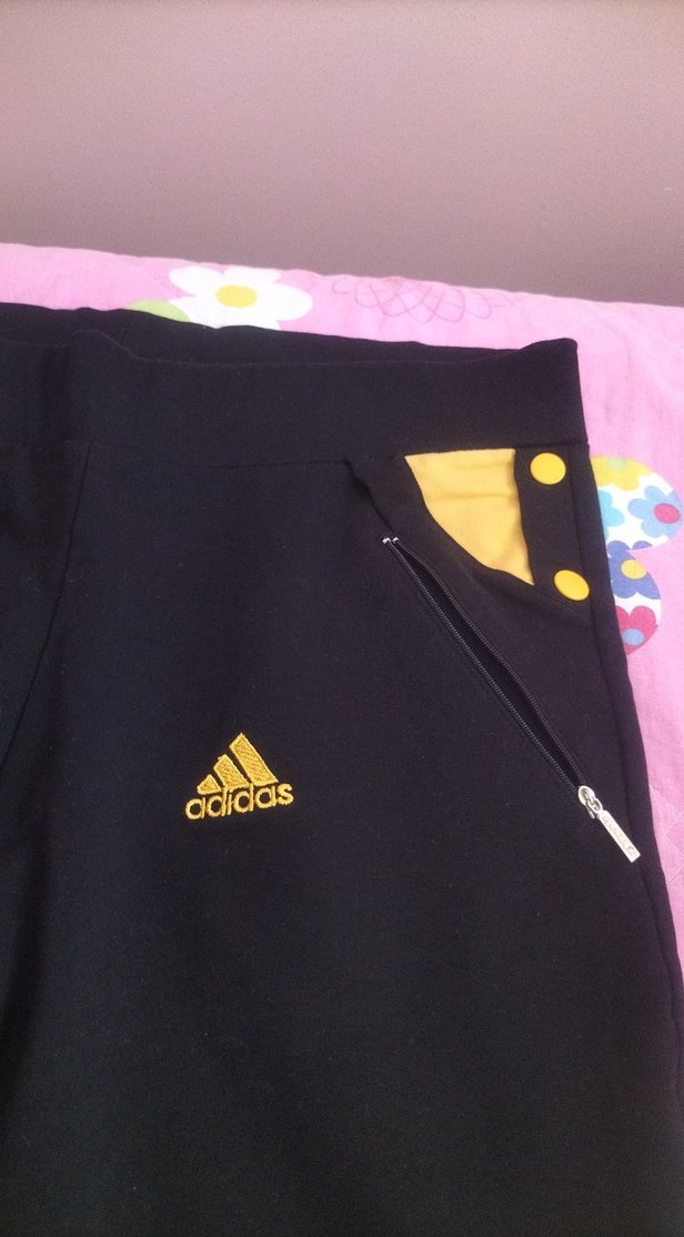 Siyah Düğmeli Kadin Salaş Pantolon - Görsel 3