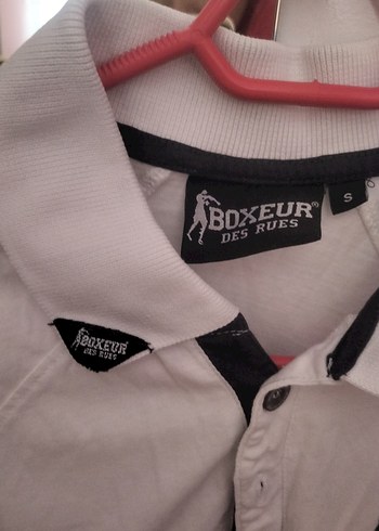 Düğmeli Beyaz Erkek Polo Yaka Tişört - Görsel 4