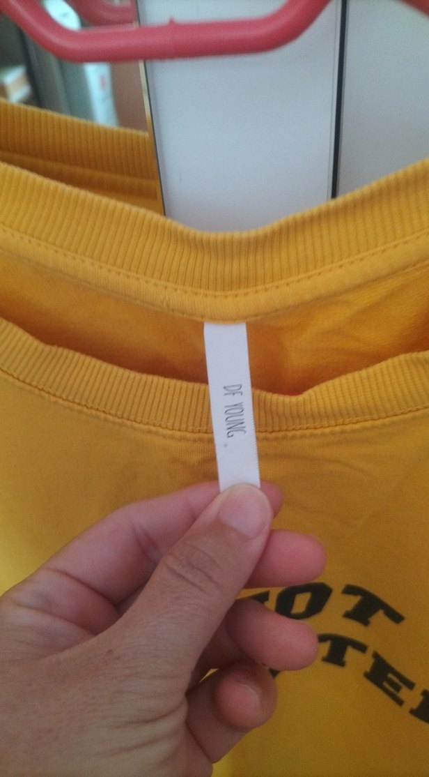 Sarı Oversize Kadın Sweatshirt - Görsel 3