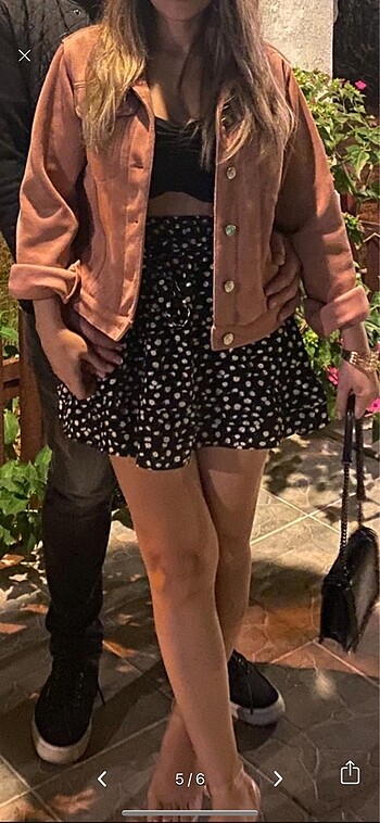 Zara xs şort etek mini