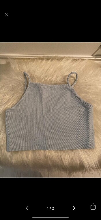 Crop bebe mavisi