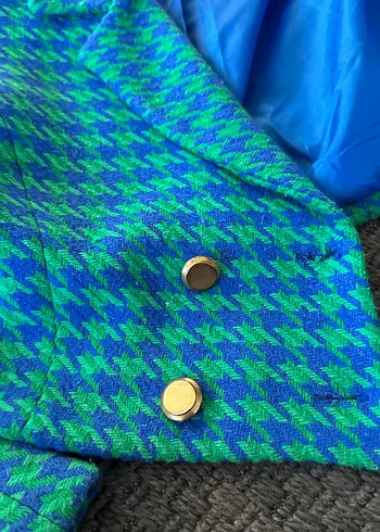 Renkli Mini Kadın Blazer Ceket - Görsel 6