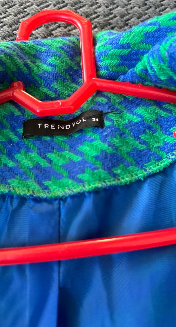 Renkli Mini Kadın Blazer Ceket - Görsel 4