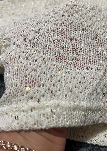 Boğaz Yaka Örgü Kadın Kazak - Görsel 7