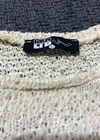 Boğaz Yaka Örgü Kadın Kazak - Görsel 6