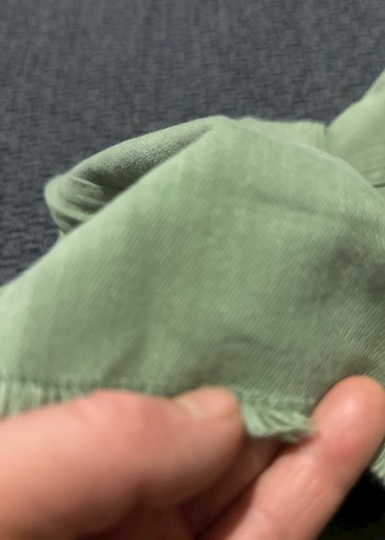 Kadın Haki Regular Fit Midi Jean - Görsel 9