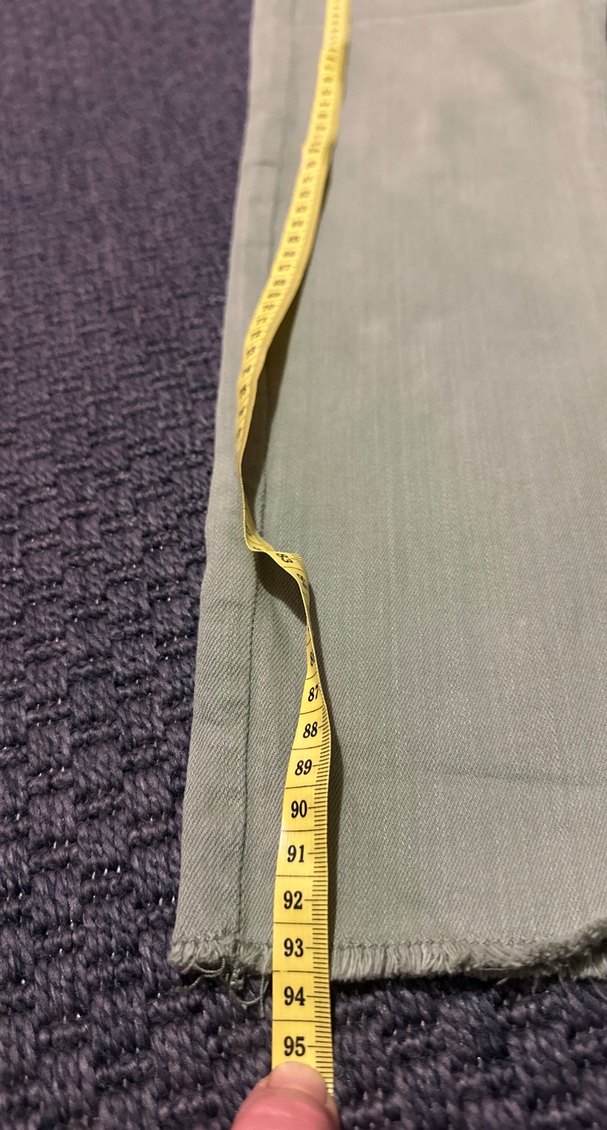 Kadın Haki Regular Fit Midi Jean - Görsel 3