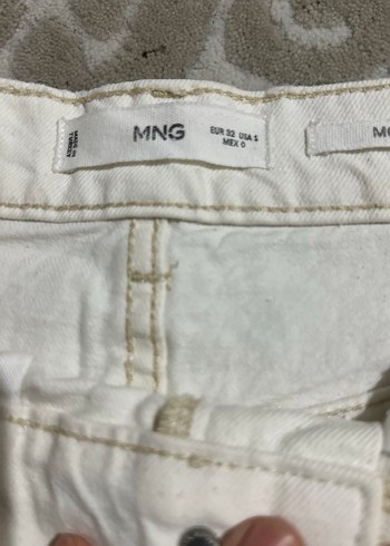 Beyaz Kadın Keten Pantolon - Görsel 2