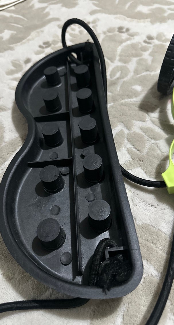 Yeşil Pilates Bandı ve Tekerlekli Egzersiz Aleti - Görsel 3