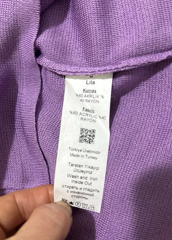 Mor V Yaka Kısa Kollu Kadın Triko Bluz - Görsel 4