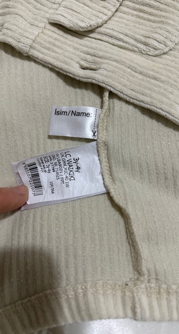 Bej Erkek Çocuk Uzun Kollu Düğmeli Gömlek - Görsel 5