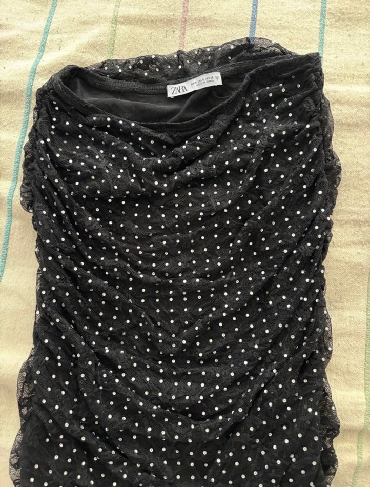 Drapeli Uzun Kalem Etek - Görsel 4