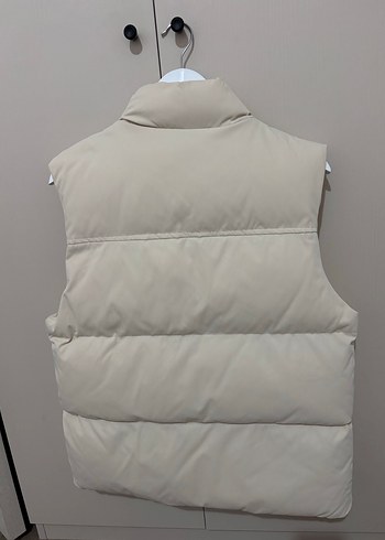 Gri Yüksek Yakalı Erkek Denim Yelek - Görsel 5