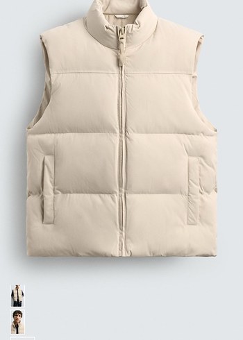 Gri Yüksek Yakalı Erkek Denim Yelek - Görsel 9