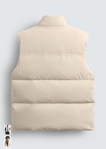 Gri Yüksek Yakalı Erkek Denim Yelek - Görsel 10