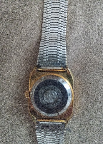 Altın Renk Vintage Erkek Saat Ricoh Antika - Görsel 3