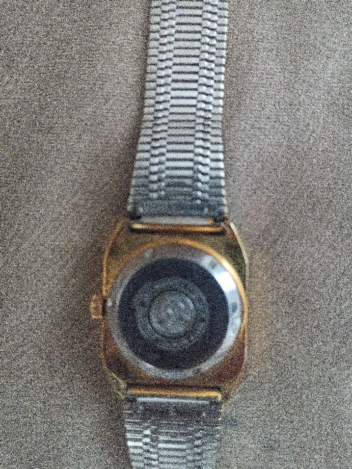 Altın Renk Vintage Erkek Saat Ricoh Antika - Görsel 3