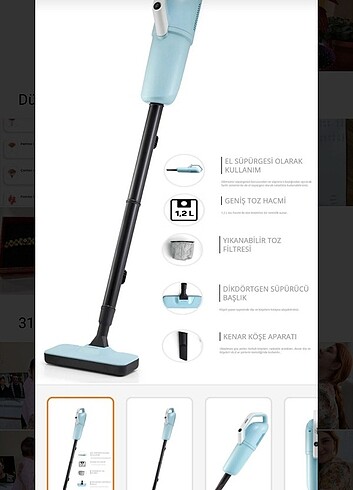 Arzum Dik Süpürge 