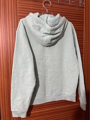 m Beden turkuaz Renk Mavi polarlı sweatshirt
