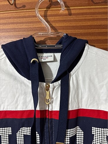 U.S Polo Assn. USPA ince kapüşonlu hırka