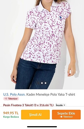 US POLO KADIN TSHIRT